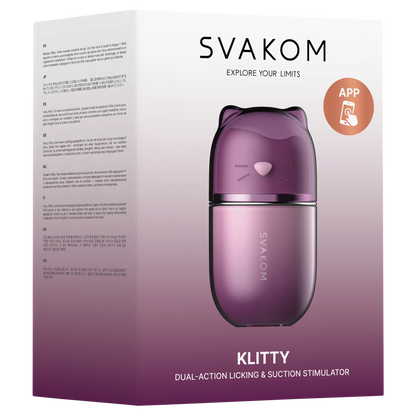 Svakom Klitty Licking & Sucking Dual Action