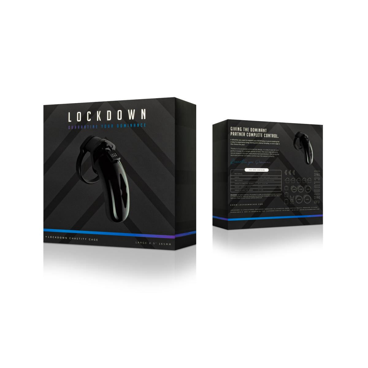 Lockdown Chastity Cage - Large