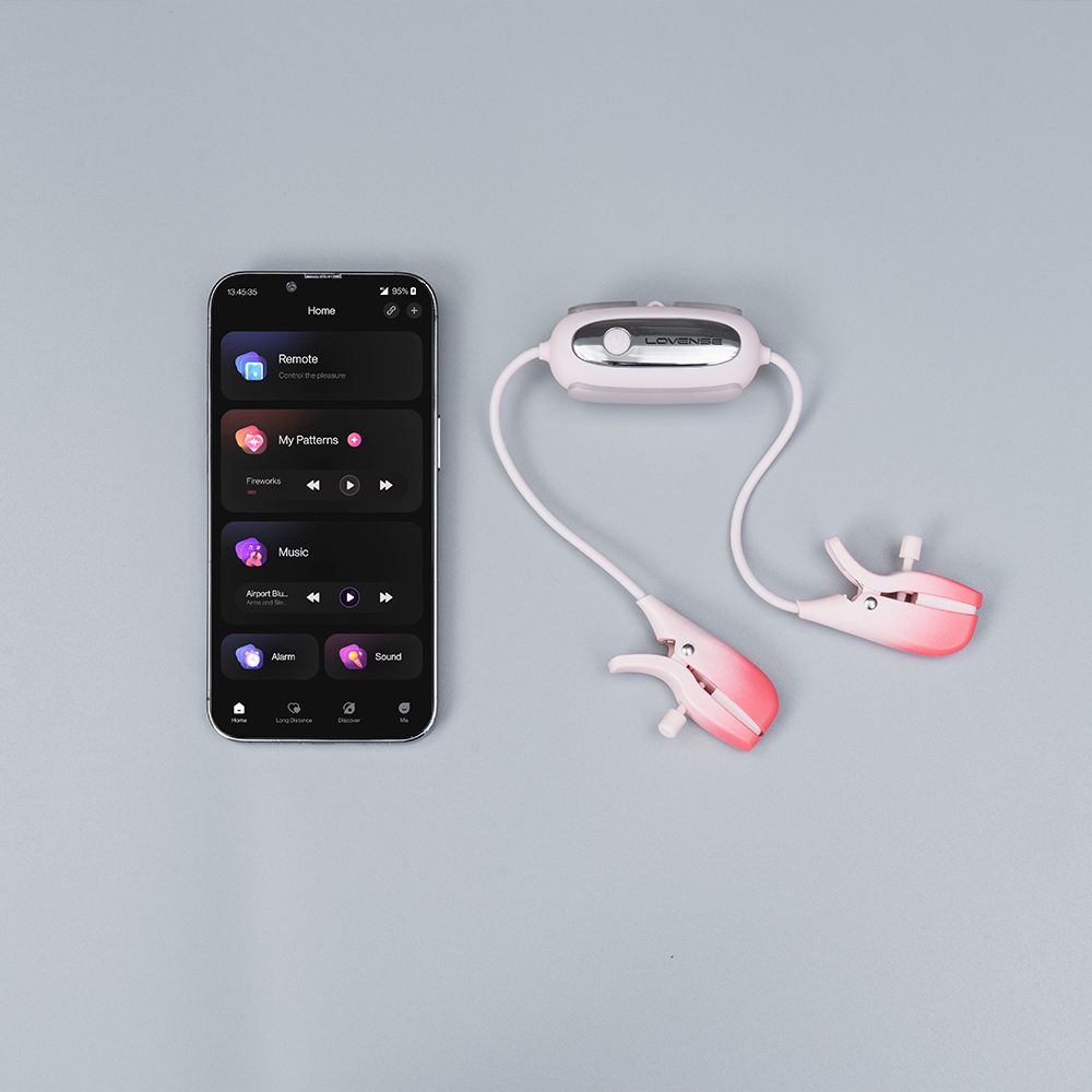 LOVENSE - Gemini - App Controlled Nipple Clamps