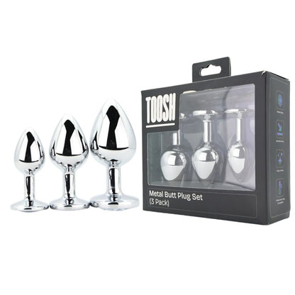 Toosh Metal Butt Plug Set