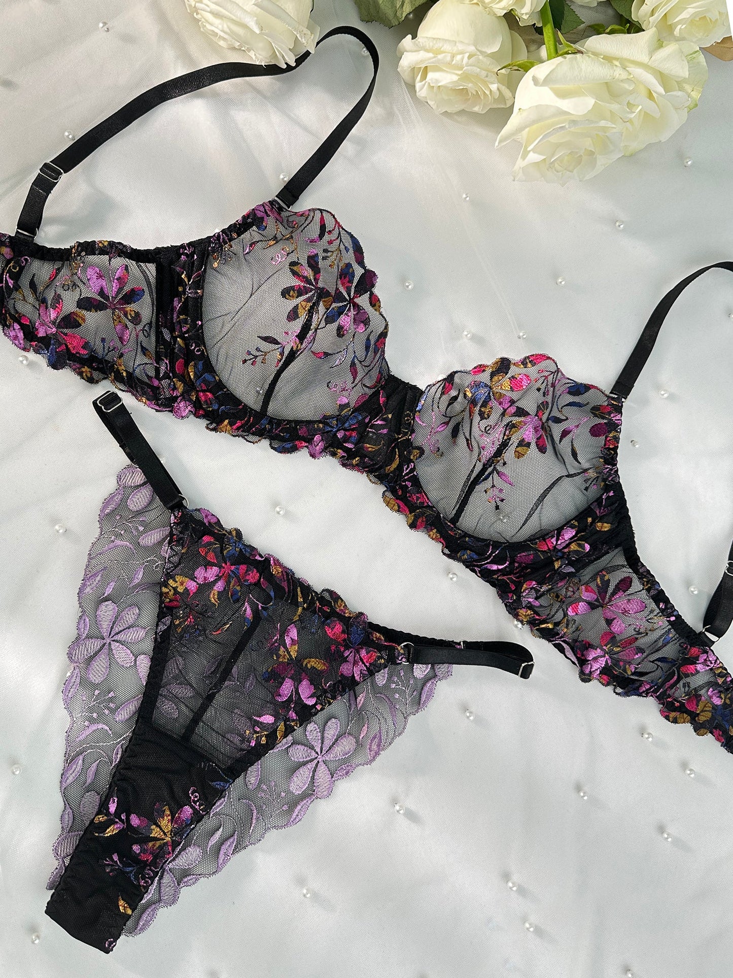 Midnight Blossom 2 Piece Set