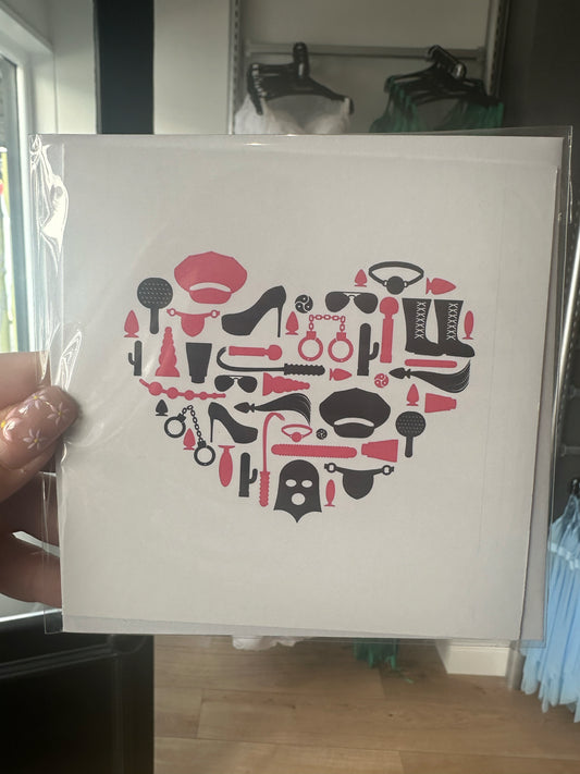 Kinky Heart Card