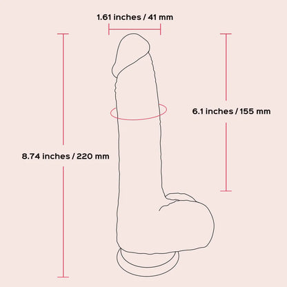 Honey Play Box - Noctura App Controlled Thrusting & Vibrating Dildo