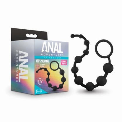Anal Adventures Platinum Silicone Beads