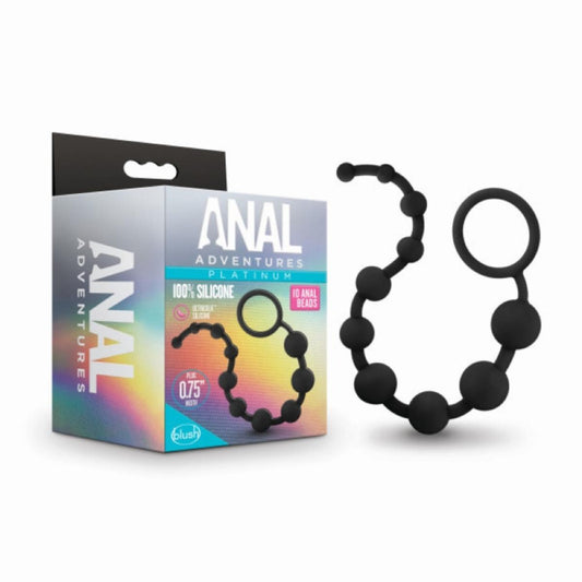 Anal Adventures Platinum Silicone Beads