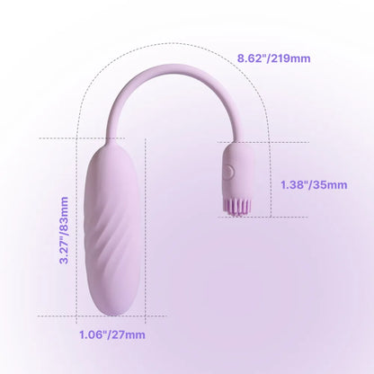 SVAKOM - Plume Brush Tail App Controlled Bullet/Egg