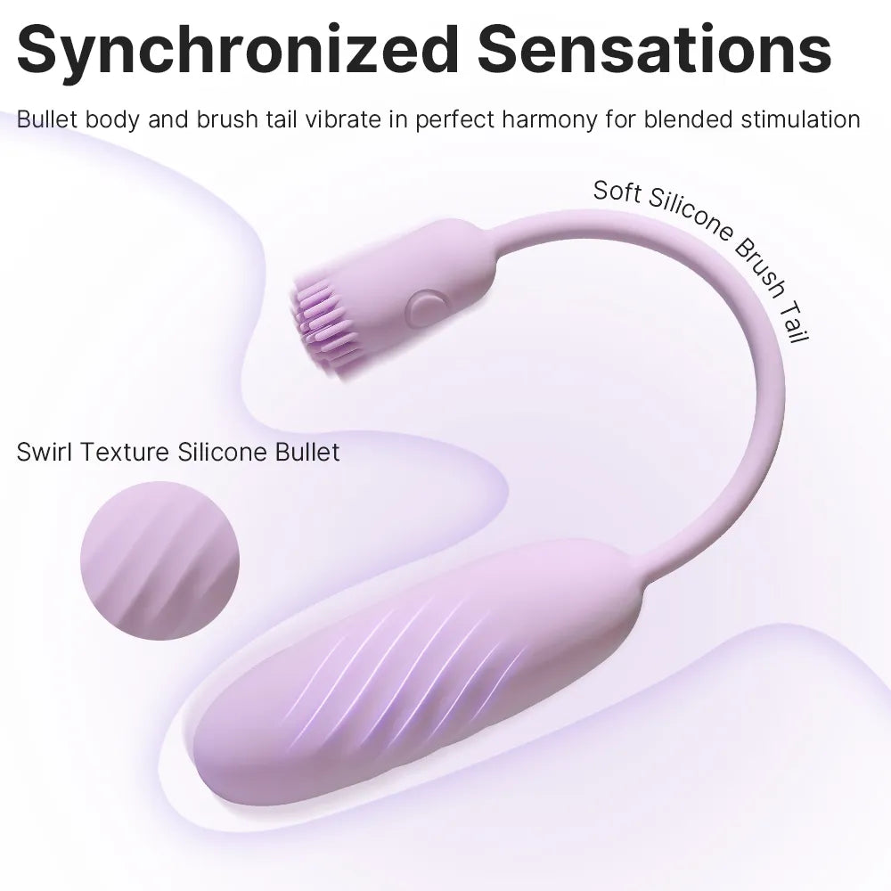 SVAKOM - Plume Brush Tail App Controlled Bullet/Egg