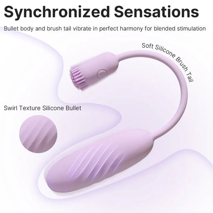 SVAKOM - Plume Brush Tail App Controlled Bullet/Egg