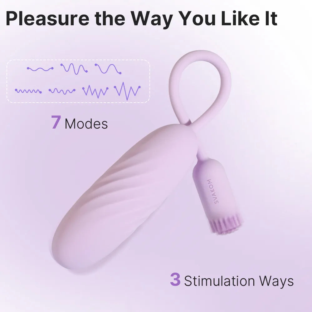 SVAKOM - Plume Brush Tail App Controlled Bullet/Egg