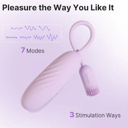 SVAKOM - Plume Brush Tail App Controlled Bullet/Egg