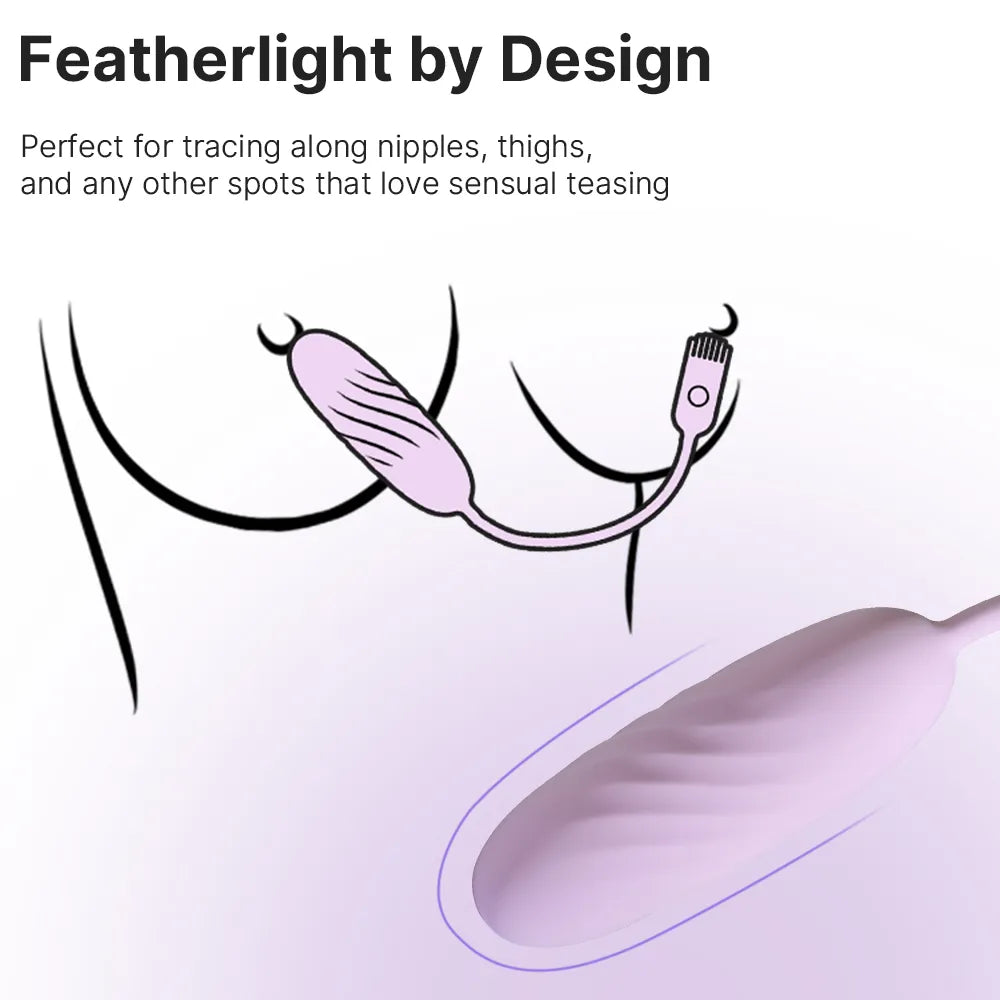 SVAKOM - Plume Brush Tail App Controlled Bullet/Egg