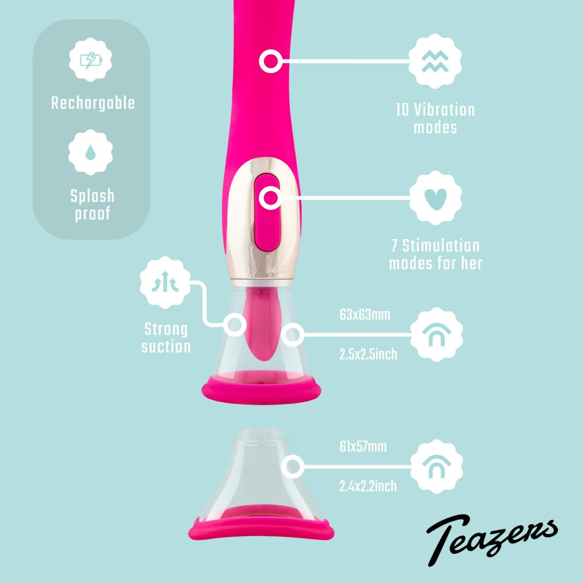 Pleasure Pump With G-Spot Vibrator