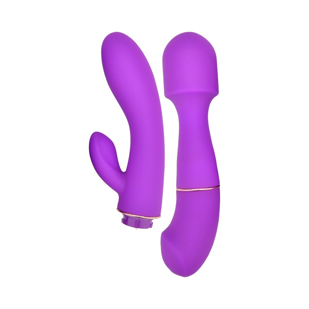 Loving Joy DUA Interchangeable Vibrator With 2 Attachments