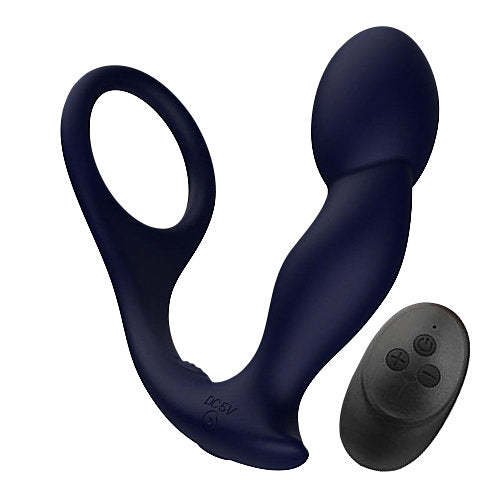Remote Controlled Prostate Massager With Cock Ring