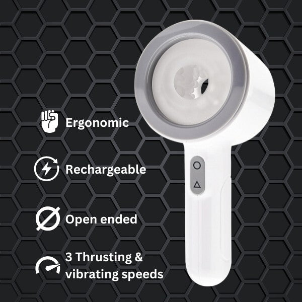 REV Thrusting And Vibrating Male Masturbator