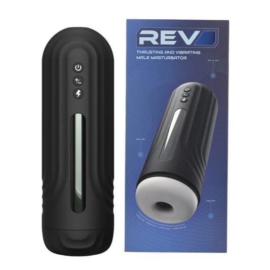 REV Thrusting & Vibrating Masturbator