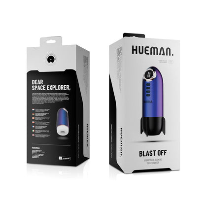 Hueman Blast Off - Sucking & Vibrating Masturbator