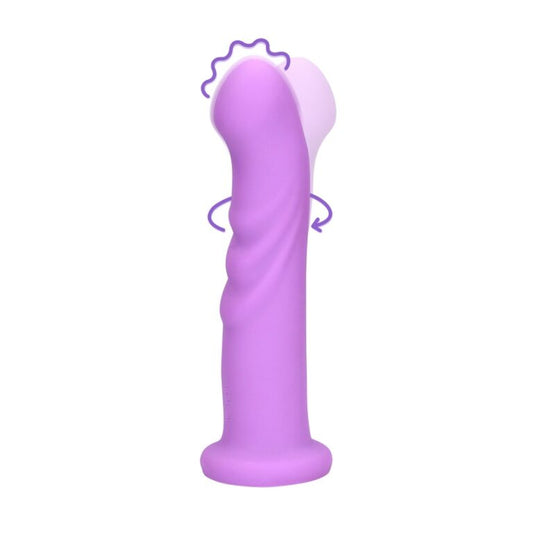 Ultra Soft Silicone Rotating Suction Cup Dildo