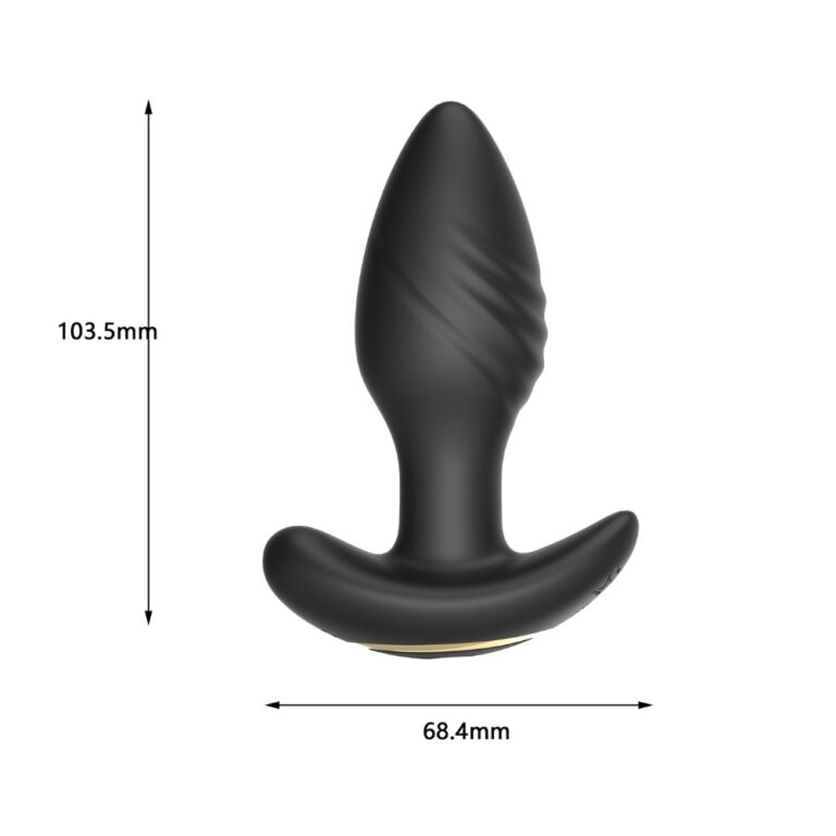 Toosh Remote Controlled Rotating & Vibrating Plug