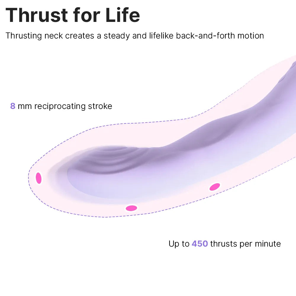 SVAKOM Selena App Controlled Heating & Thrusting Vibrator