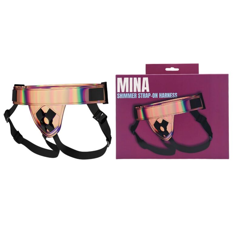 Mina Shimmer Strap On Harness