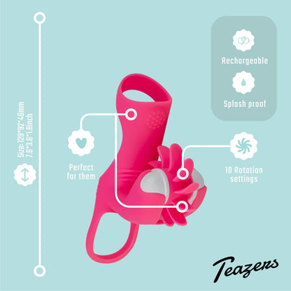 Penis Sleeve With Rotating Wheel