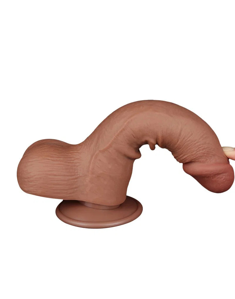 8 Inch Sliding Skin Dildo With Suction Cup