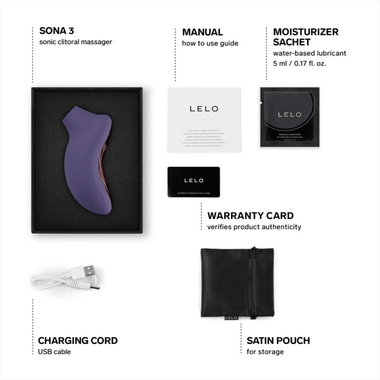 Lelo Sona 3 App Controlled Sonic Clitoral Massager