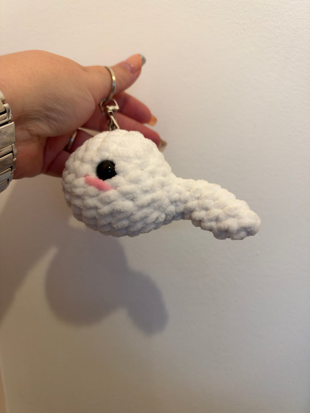 Mr Spermie Crochet Keyring