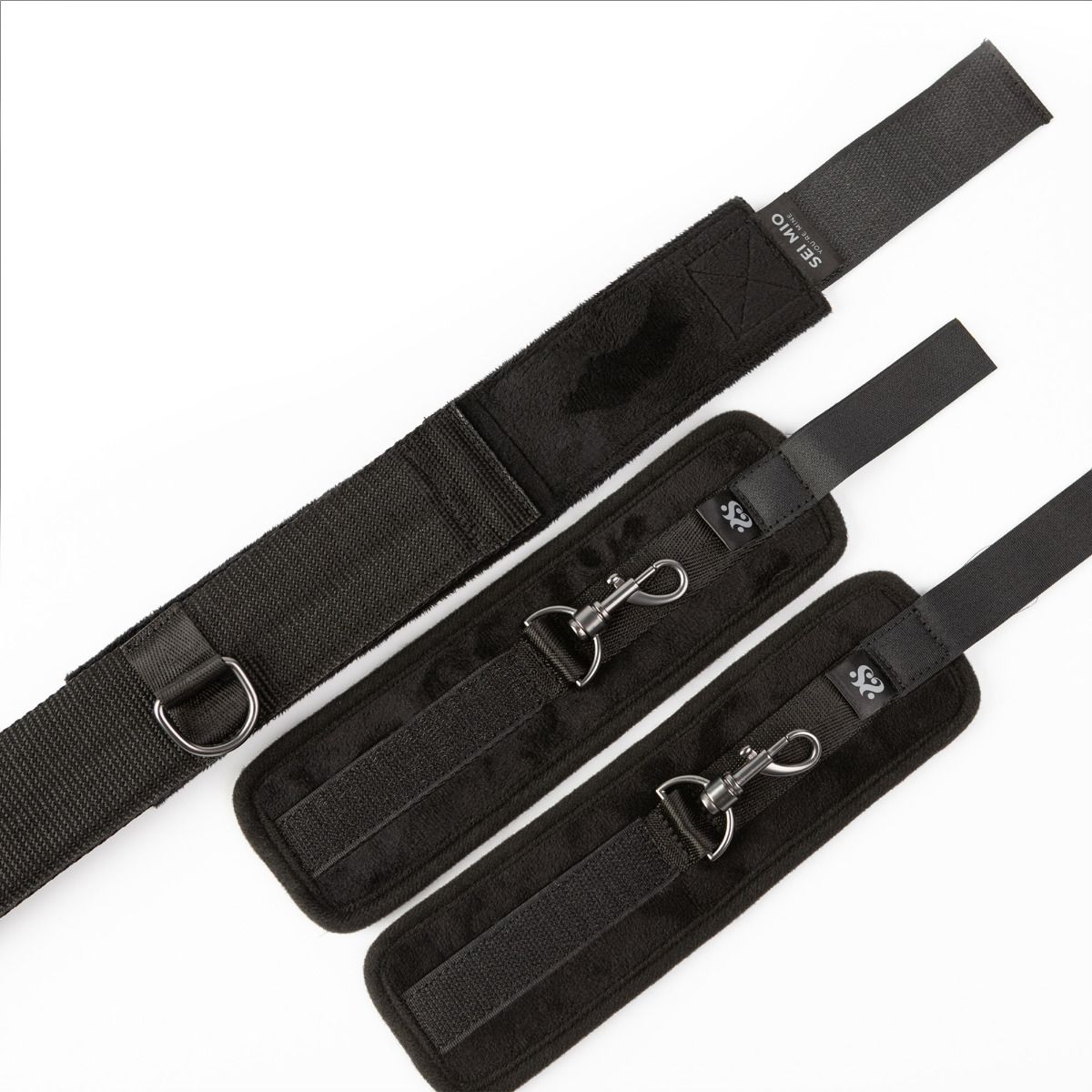 Sei Mio Spread The Love - Ankle Spreader Bar With Wrist Cuffs
