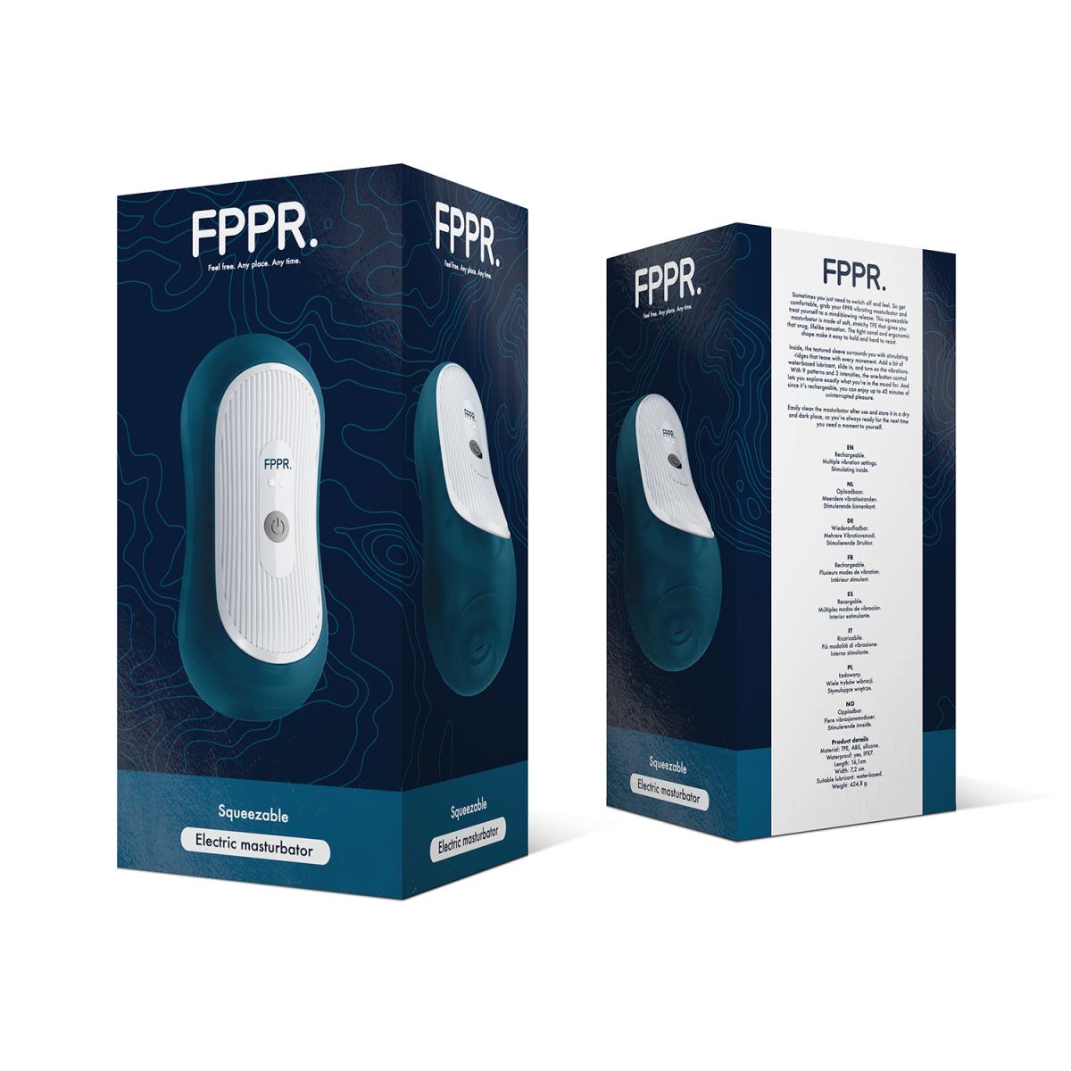 Squeezable Vibrating Masturbator