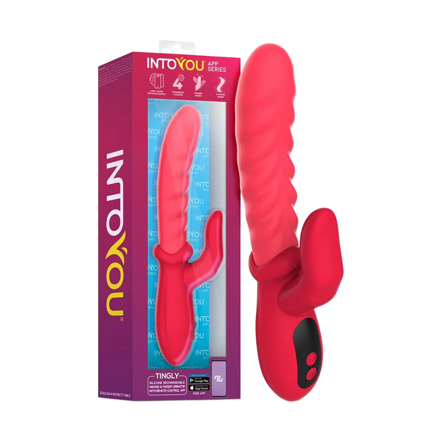 Tingly Rabbit - Waving Internally & Finger Tap On Clit & App Controlled
