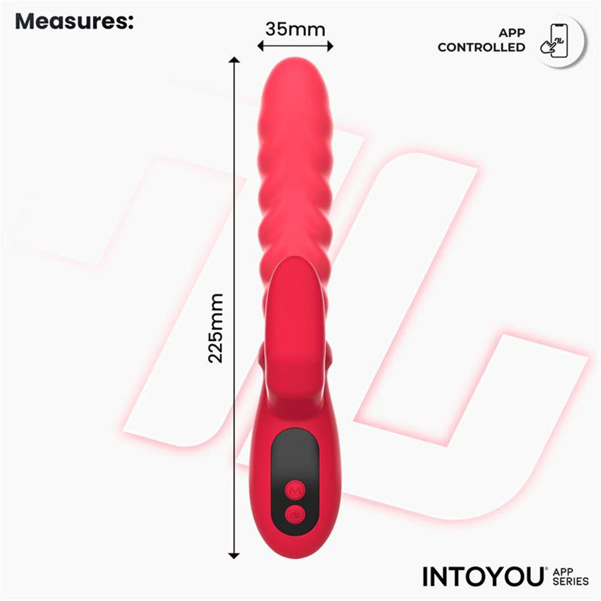 Tingly Rabbit - Waving Internally & Finger Tap On Clit & App Controlled