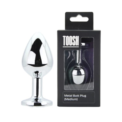 Toosh Medium Metal Plug With Crystal Base
