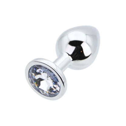 Toosh Medium Metal Plug With Crystal Base