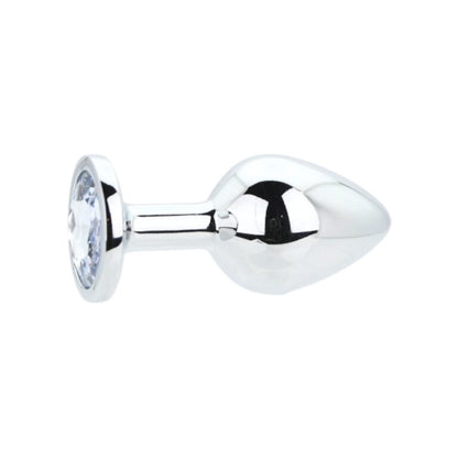 Toosh Medium Metal Plug With Crystal Base