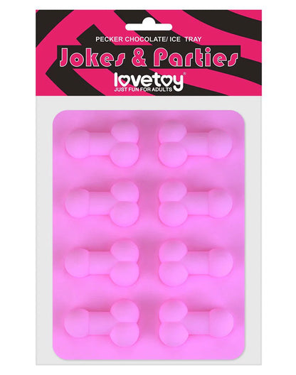 Pecker Shaped Ice/Choc Tray