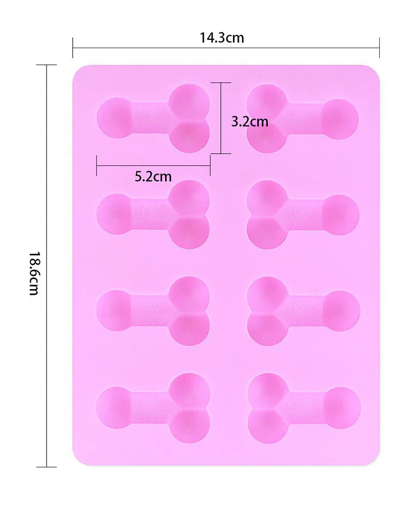 Pecker Shaped Ice/Choc Tray