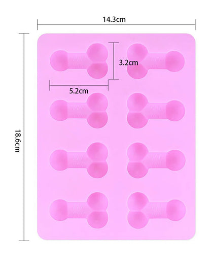 Pecker Shaped Ice/Choc Tray