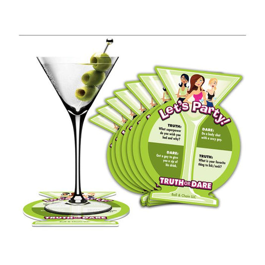 Truth Or Dare Party Coasters