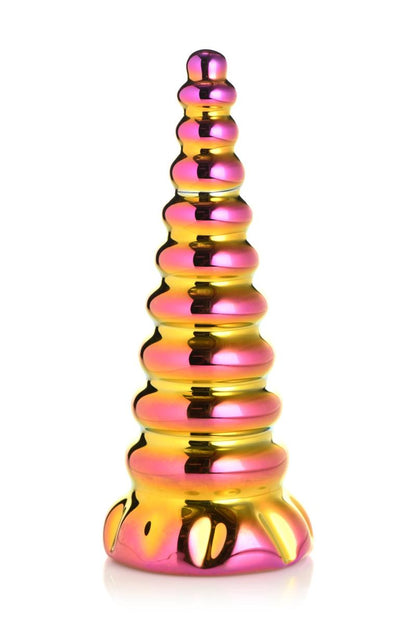 Creature Cocks - Twilight Rainbow Glass Unicorn Horn