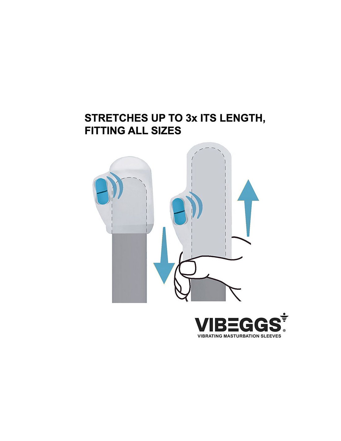 VibeEggs Vibrating  Masturbator - Twisty Tongues