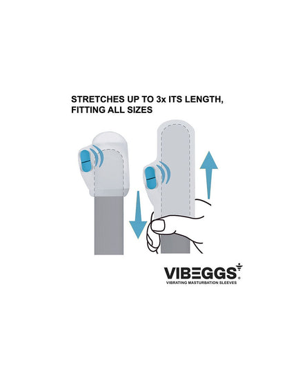 VibeEggs Vibrating  Masturbator - Twisty Tongues