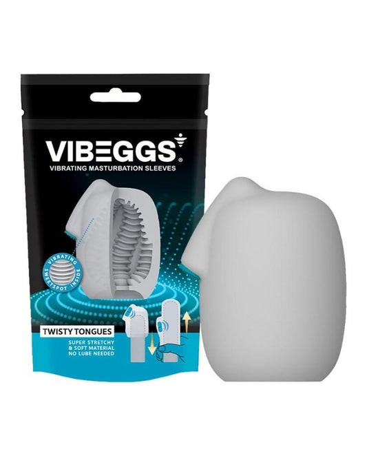 VibeEggs Vibrating  Masturbator - Twisty Tongues
