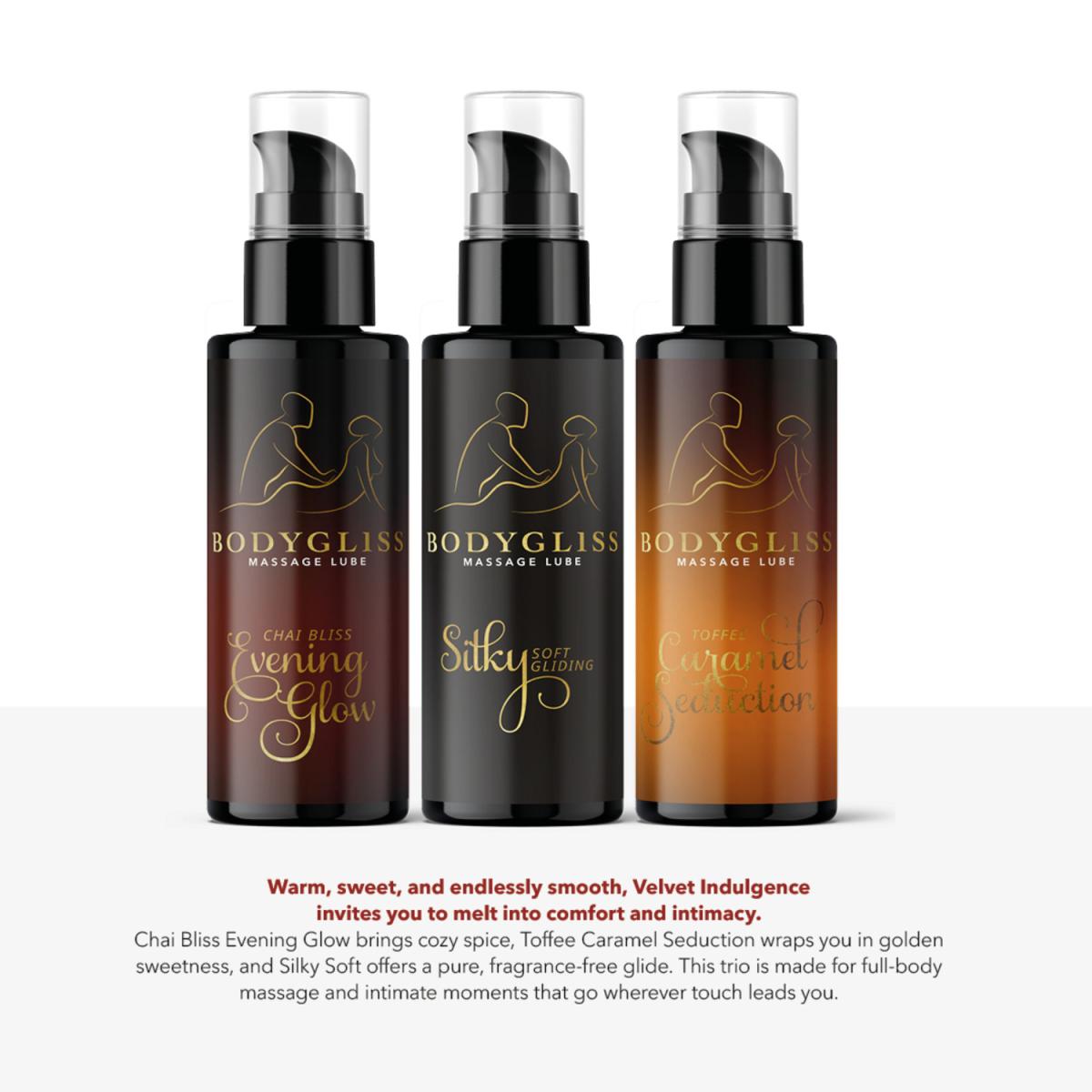 BodyGliss Travel Edition3 Pack Velvet Indulgence Massage Lubes