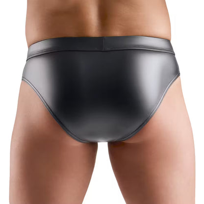 Men's Wet Look Briefs