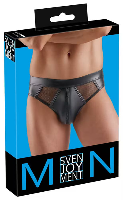 Men's Wet Look Briefs