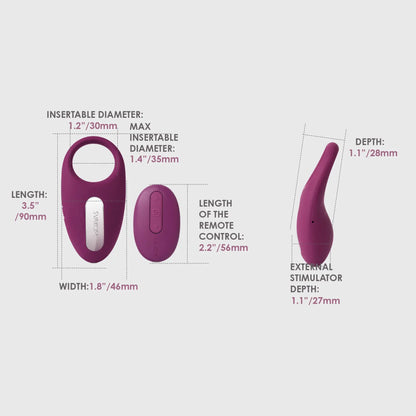 Svakom Winni Remote Controlled Couples Cock Ring