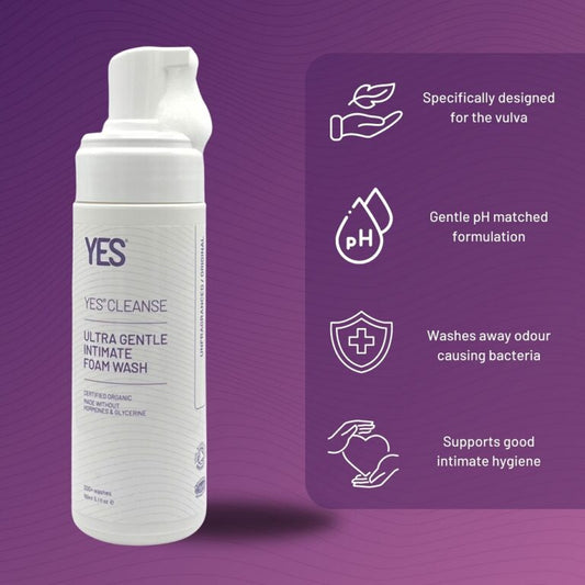 YES Cleanse Ultra Gentle Intimate Foam Wash